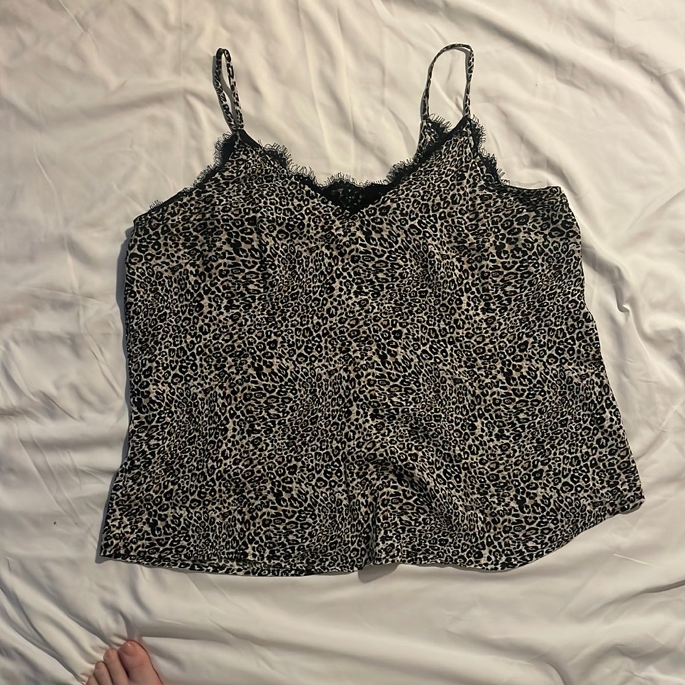 Francesca’s leopard print tank